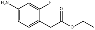 Ethyl 2-(4-aMino-2-fluorophenyl)acetate Struktur