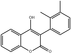 3-(2,3-dimethylphenyl)-2-hydroxy-chromen-4-one Struktur