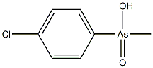 Methyl(p-chlorophenyl)arsinic acid Struktur