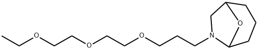 6-[3-[2-(2-Ethoxyethoxy)ethoxy]propyl]-8-oxa-6-azabicyclo[3.2.1]octane Struktur