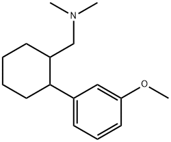 N,N-Dimethyl-2-(m-methoxyphenyl)cyclohexanemethanamine Struktur