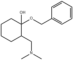 1-Benzyloxy-2-(dimethylaminomethyl)cyclohexanol Struktur