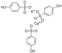 4-HYDROXYBENZENESULFONICACID,CALCIUMPOTASSIUMSALT Struktur