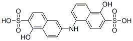 5,6'-Iminobis(1-hydroxy-2-naphthalenesulfonic acid) Struktur