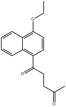 1-(4-Ethoxynaphthalen-1-yl)-1,4-pentanedione Struktur