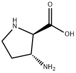 D-Proline, 3-amino-, trans- (9CI) Struktur