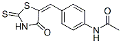 5-[4-(Acetylamino)benzylidene]-2-thioxothiazolidin-4-one Struktur