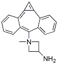 1-[Dibenzo[a,e]cyclopropa[c]cyclohepten-6-yl]-N-methyl-3-azetidinamine Struktur