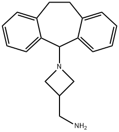 [1-[10,11-Dihydro-5H-dibenzo[a,d]cyclohepten-5-yl]-3-azetidinyl]methylamine Struktur