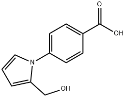 4-[2-(HYDROXYMETHYL)-1H-PYRROL-1-YL]-BENZOIC ACID Struktur