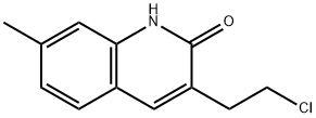 3-(2-Chloroethyl)-7-methyl-2(1H)-quinolinone Struktur