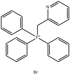 Triphenyl-(2-pyridinylmethyl)-phosphoniumbromide Struktur