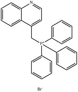 Triphenyl(4-quinolinylmethyl)-phosphoniumbromide Struktur