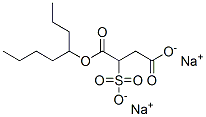 disodium 4-octyl 2-sulphonatosuccinate Struktur