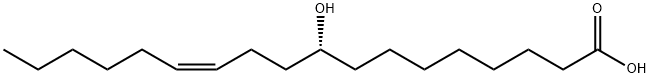 (12Z)-9-Hydroxy-12-octadecenoic acid Struktur