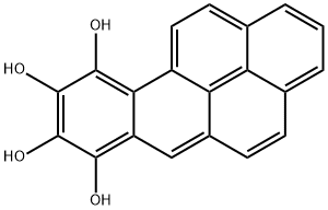 benzo(a)pyrene-7,8,9,10-tetrol Struktur