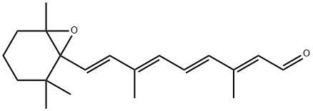 5,6-epoxyretinal Struktur