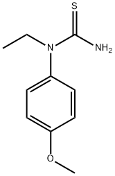 Thiourea,  N-ethyl-N-(4-methoxyphenyl)- Struktur