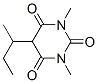 5-sec-Butyl-1,3-dimethyl-2,4,6(1H,3H,5H)-pyrimidinetrione Struktur