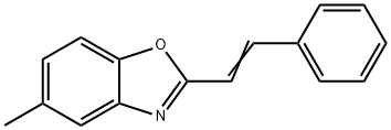 (E)-5-Methyl-2-styrylbenzoxazole Struktur