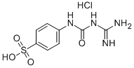 1-Amidino-3-p-sulfophenylurea hydrochloride Struktur