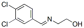 2-(3,4-Dichlorobenzylideneamino)ethanol Struktur