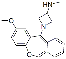 2-Methoxy-11-(3-methylamino-1-azetidinyl)dibenz[b,e]oxepin Struktur