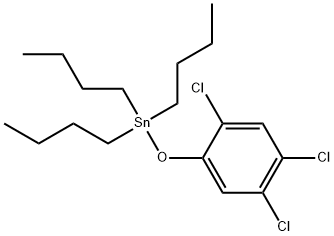 tributyl(2,4,5-trichlorophenoxy)stannane Struktur