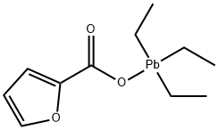 (Furoyloxy)triethyl plumbane Struktur