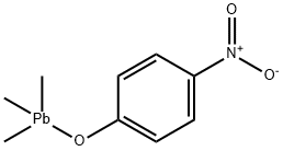 Trimethyl (p-nitrophenoxy)lead Struktur