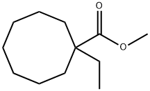 1-Ethylcyclooctanecarboxylic acid methyl ester Struktur