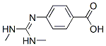 Benzoic acid, 4-[[bis(methylamino)methylene]amino]- (9CI) Struktur