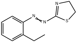 Thiazole, 2-[(2-ethylphenyl)azo]-4,5-dihydro- (9CI) Struktur