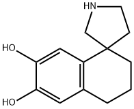 Spiro[naphthalene-1(2H),3-pyrrolidine]-6,7-diol, 3,4-dihydro- (9CI) Struktur