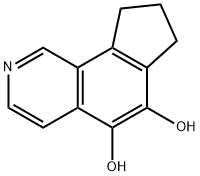 7H-Cyclopent[h]isoquinoline-5,6-diol, 8,9-dihydro- (9CI) Struktur