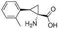 Cyclopropanecarboxylic acid, 1-amino-2-(2-methylphenyl)-, cis- (9CI) Struktur