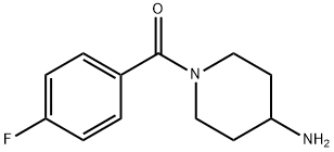 (4-AMINO-PIPERIDIN-1-YL)-(4-FLUORO-PHENYL)-METHANONE Struktur