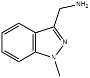 (1-METHYL-1H-INDAZOL-3-YL)METHYLAMINE Struktur