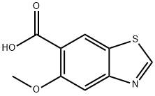 5-METHOXYBENZO[D]THIAZOLE-6-CARBOXYLIC ACID Struktur