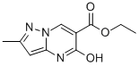 ETHYL 5-HYDROXY-2-METHYLPYRAZOLO[1,5-A]PYRIMIDINE-6-CARBOXYLATE Struktur