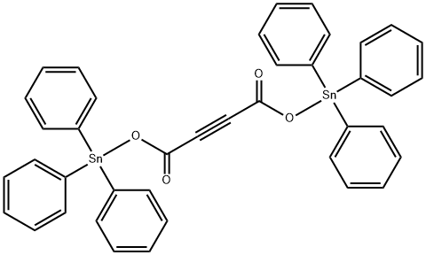 2-Butynedioic acid bis(triphenylstannyl) ester Struktur