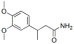 3-(3,4-Dimethoxyphenyl)butyramide Struktur