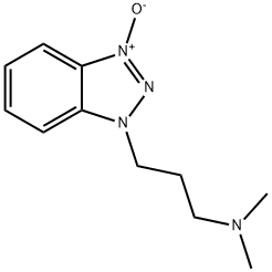 1H-Benzotriazole-1-propanamine, N,N-dimethyl-, 3-oxide Struktur