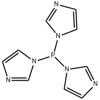 tris(imidazol-1-yl)phosphine Struktur