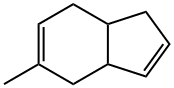 3a,4,7,7a-Tetrahydro-5-methyl-1H-indene Struktur