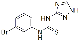 1-(m-Bromophenyl)-3-(1H-1,2,4-triazol-3-yl)thiourea Struktur