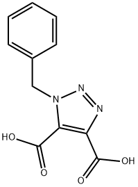 1-BENZYL-1,2,3-TRIAZOLE-4,5-DICARBOXYLIC ACID Struktur