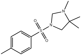 1-(P-TOSYL)-3,4,4-TRIMETHYLIMIDAZOLIDINE Struktur