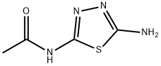 Acetamide,  N-(5-amino-1,3,4-thiadiazol-2-yl)- Struktur