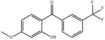 (2-hydroxy-4-methoxy-phenyl)-[3-(trifluoromethyl)phenyl]methanone Struktur